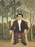 Henri Rousseau Landscape Portrait oil on canvas